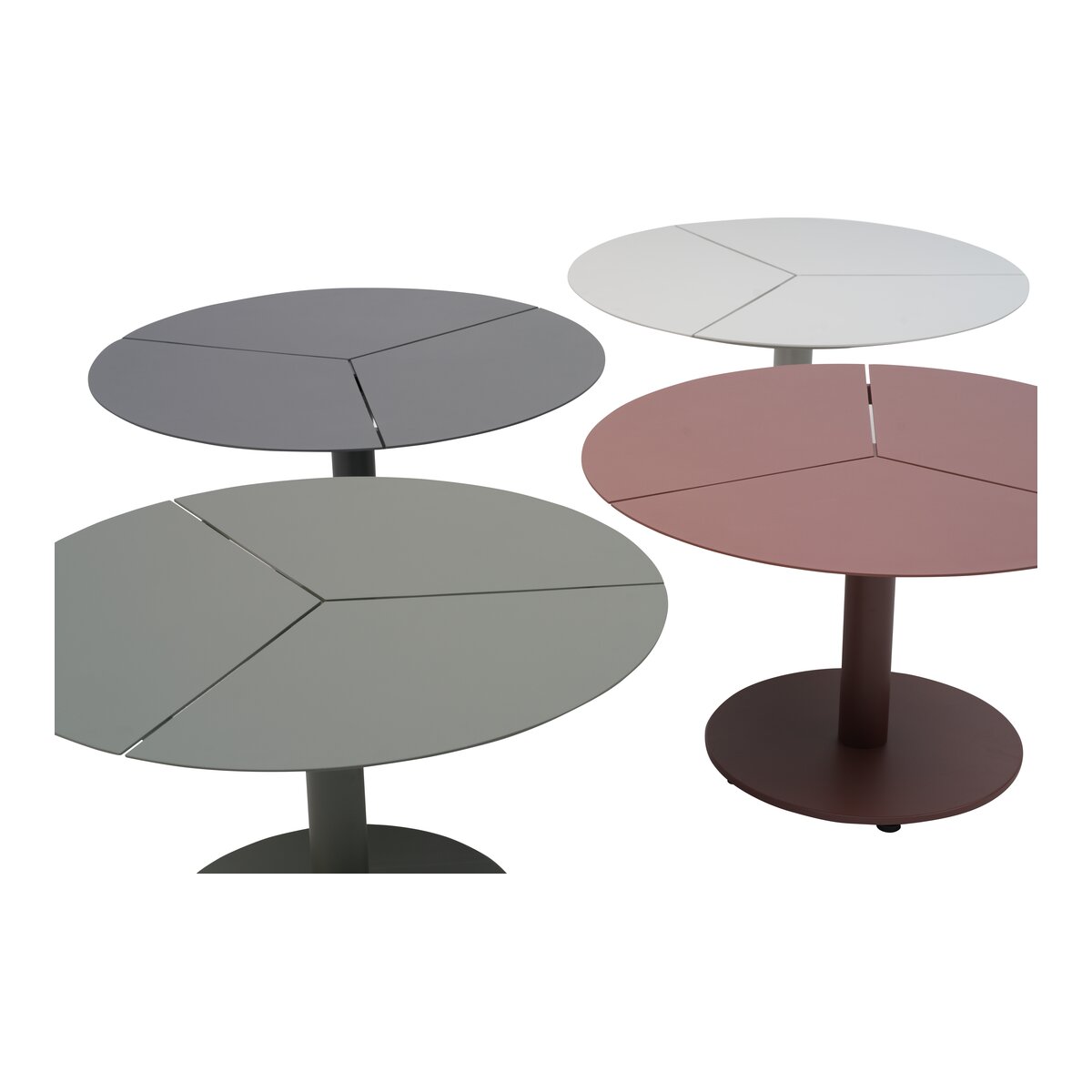 Gartencouchtisch Peace aus Aluminium - 80x80x40 cm, Nordic Green