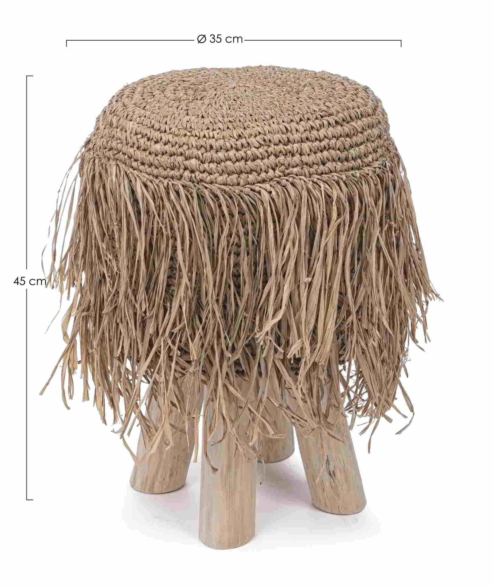 Hocker Florinda aus Teakholz No.5