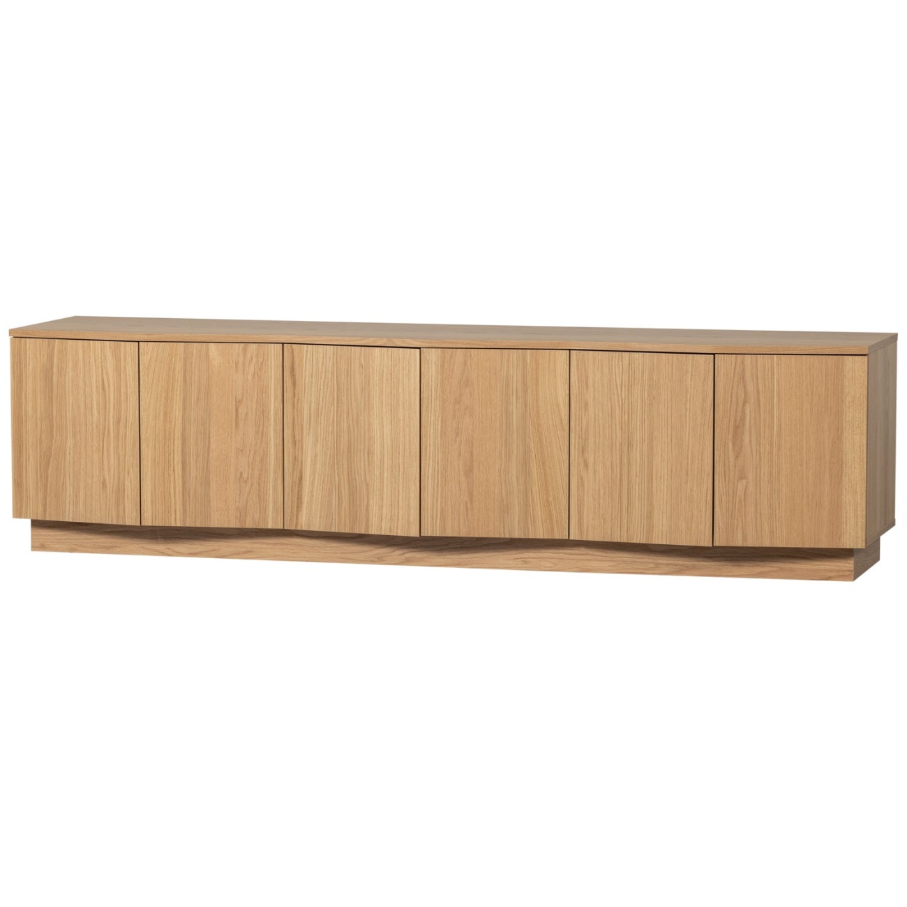 TV Board Zuma aus Eichenholzfurnier, 200 cm TV Board Zuma aus Eichenholzfurnier, 200 cm