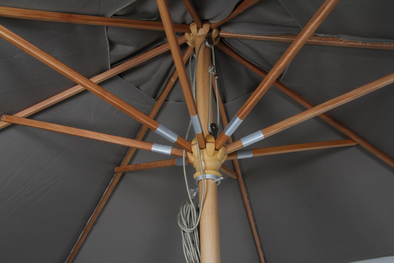 Sonnenschirm Reggio Ø 300 cm, Taupe