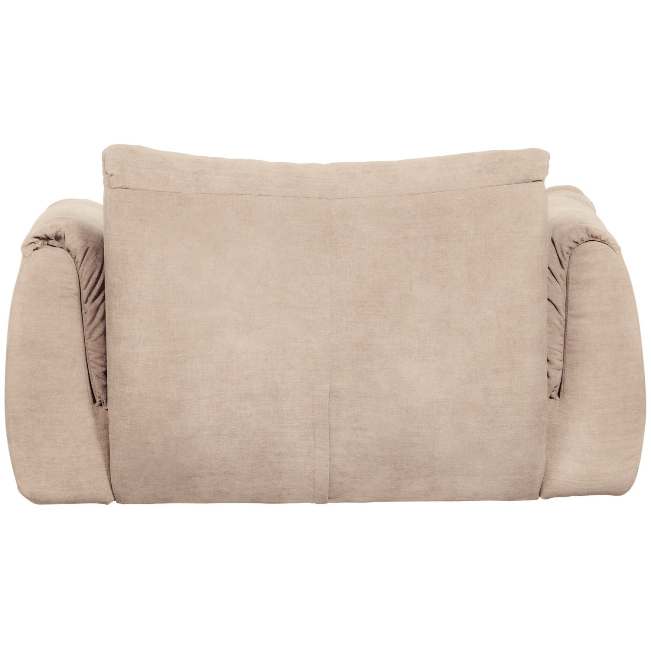 Big-Sessel Baggy aus Chenille-Stoff, Sand
