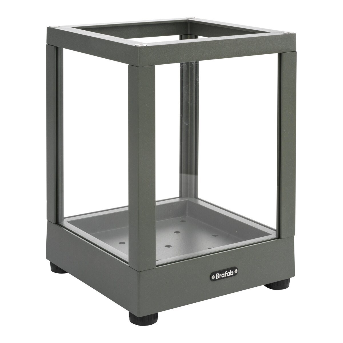 Windlicht Belfort aus Aluminium, 20x20x28 cm - Nordic Green