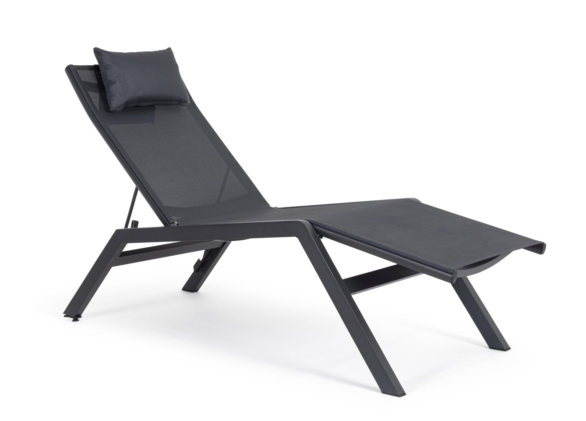 Sonnenliege Krion aus Aluminium, Anthrazit Sonnenliege Krion aus Aluminium, Anthrazit