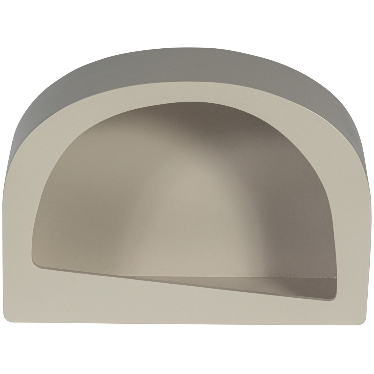 Wandregal Noam aus Holz Creme, 35 cm Wandregal Noam aus Holz Creme, 35 cm