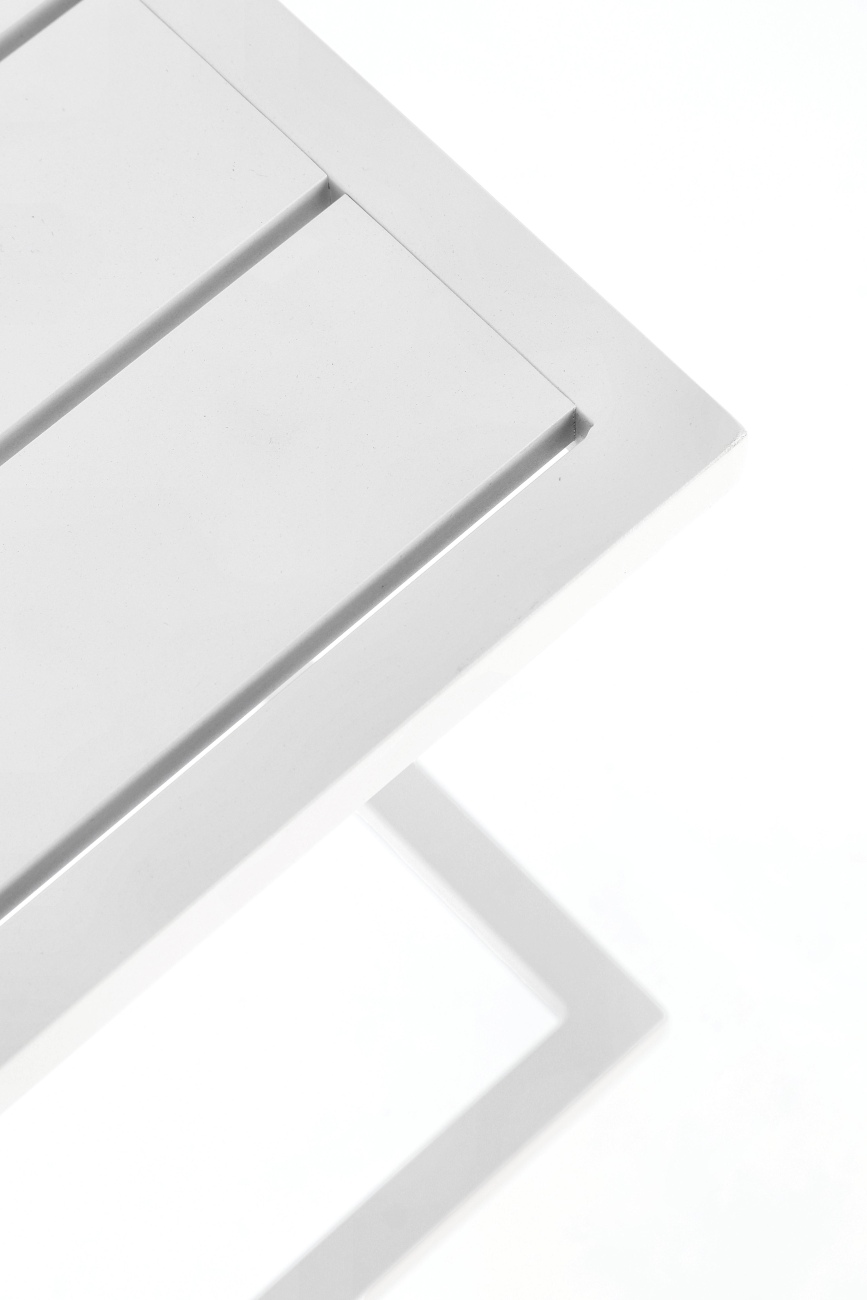 Gartenbeistelltisch Taylor 40x40 cm, Weiß