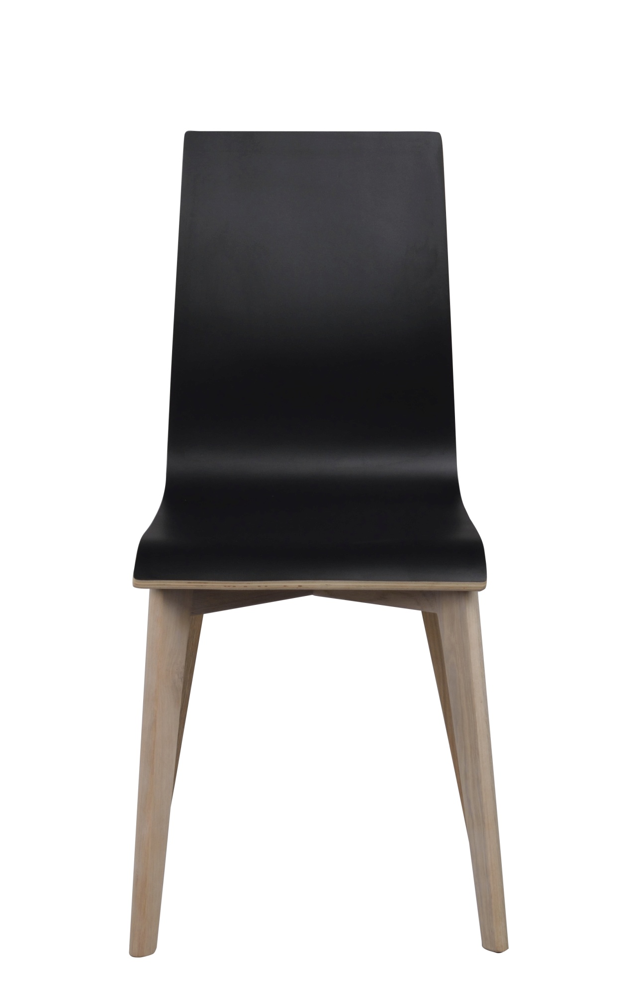 Machen Sie Ihr Zuhause komplett mit Stuhl Gracy 2er Set, Schwarz / Whitewash.