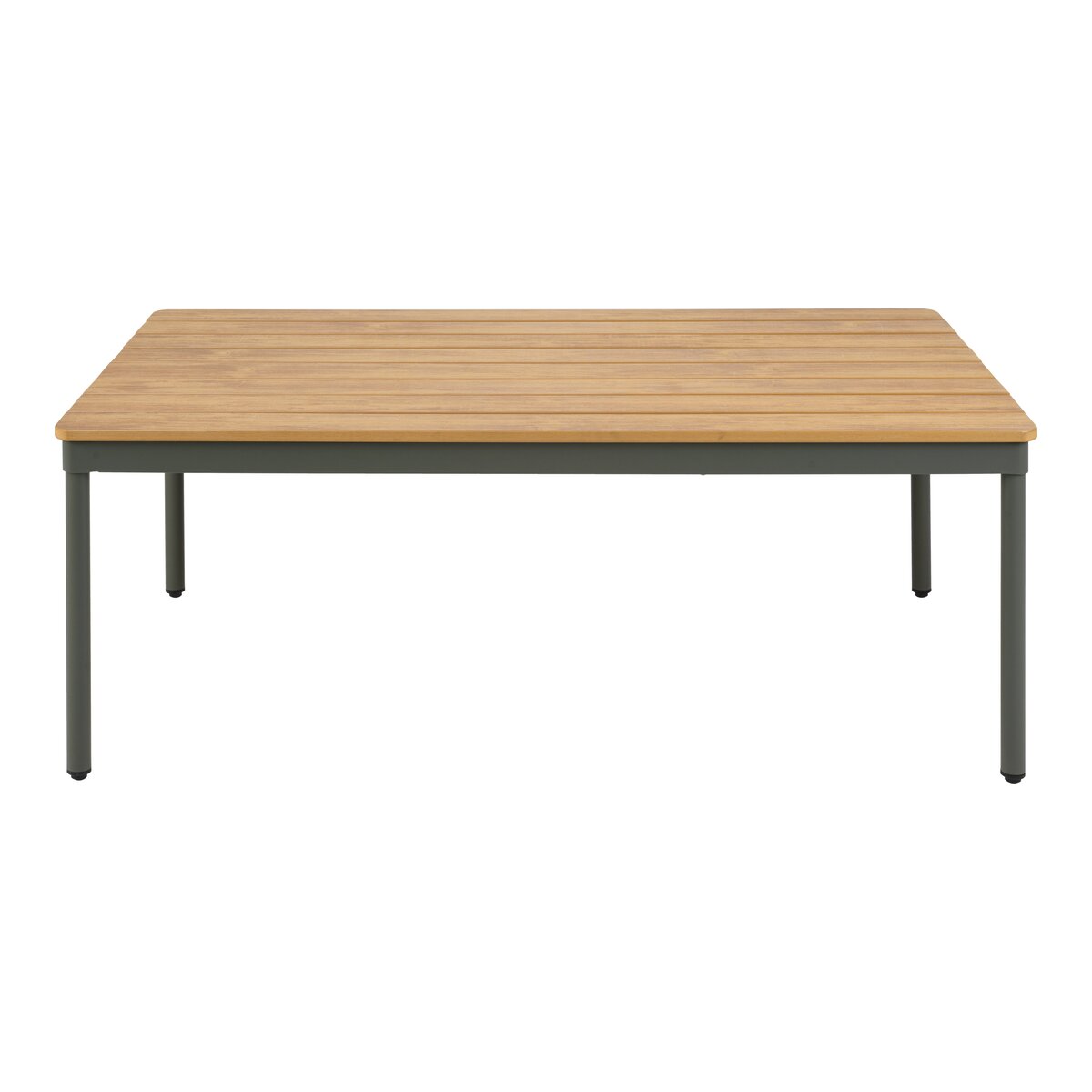 Gartencouchtisch Reno - Aluminium & Polywood, 110x70 cm, Nordic Green