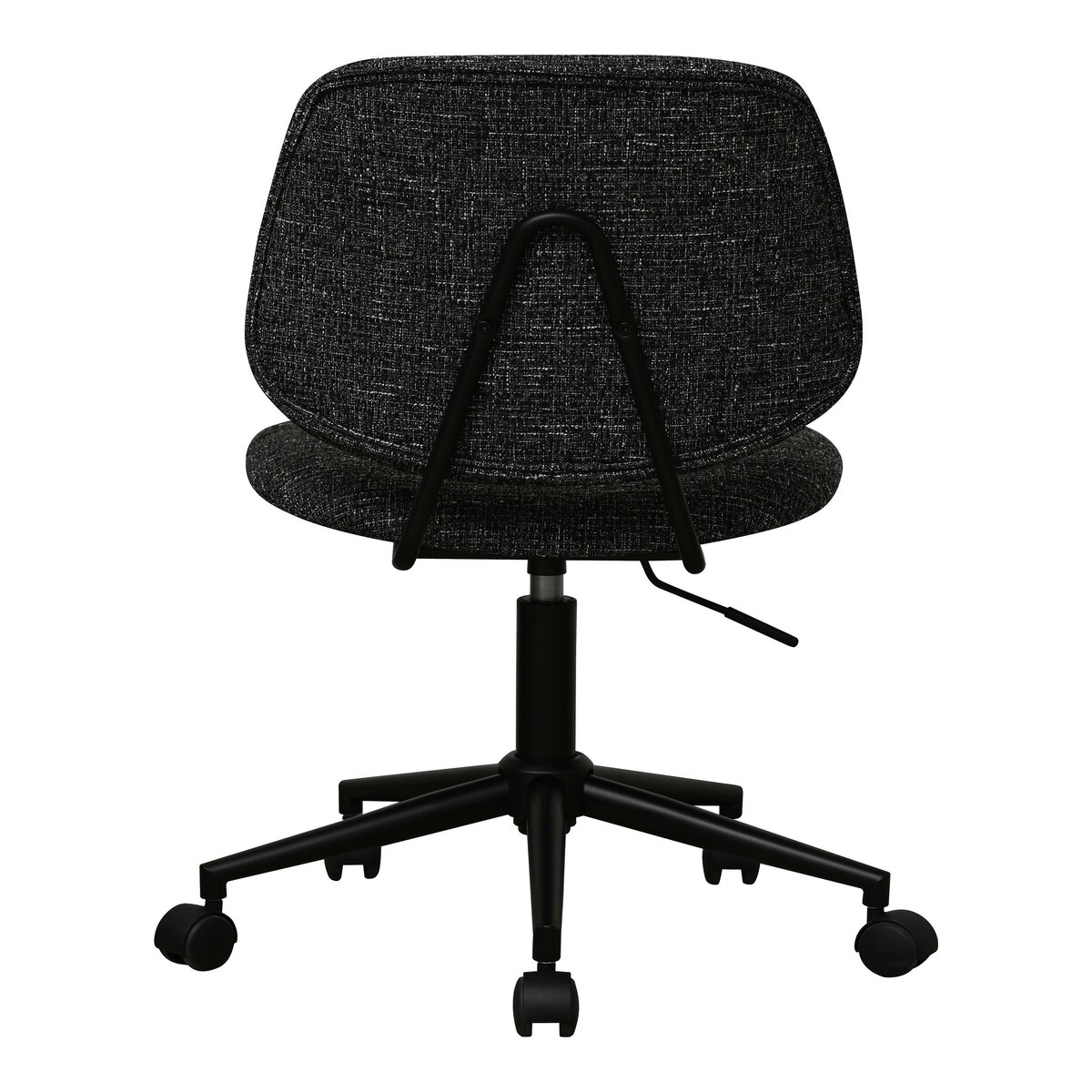 Bürostuhl Otal aus Boucle - Drehbar, Höhenverstellbar, Neigbar, Schwarz