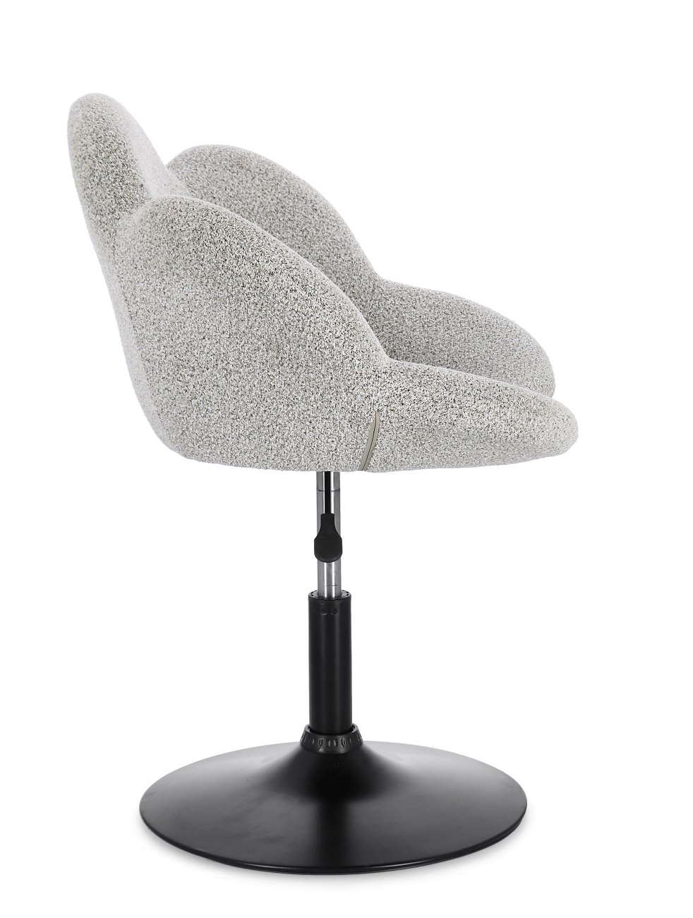 Esszimmerstuhl Fleur 2er-Set, Schwarz / Beige