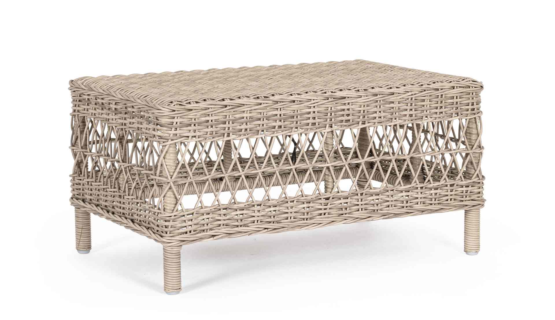 Couchtisch Jupiter aus Kunstfaser-Geflecht Couchtisch Jupiter aus Kunstfaser-Geflecht