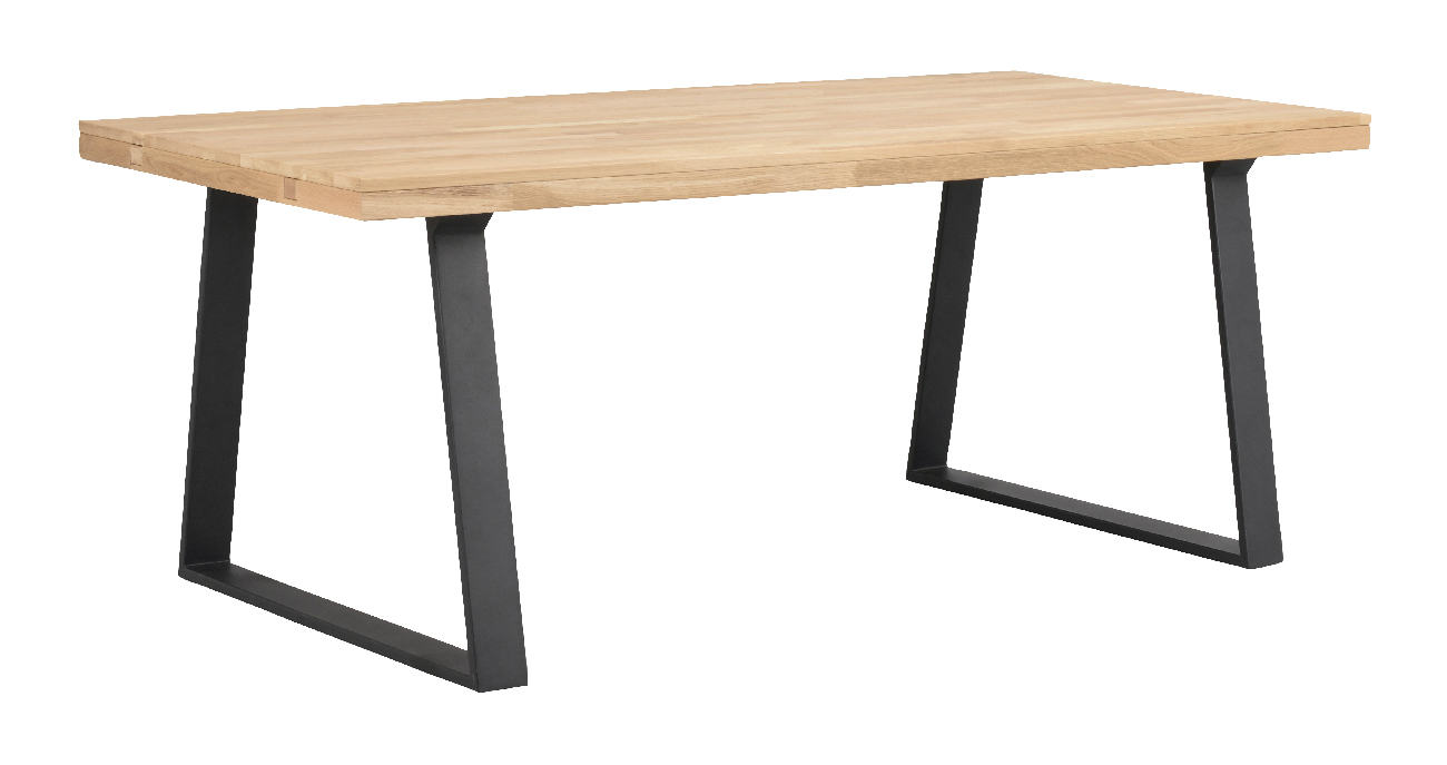 Esstisch Brooklyn, Trapez-Gestell, 170cm, Natur