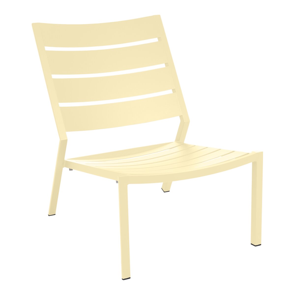 Gartensessel Delia aus Aluminium, modern und stapelbar, in Lemon Gelb, von Brafab