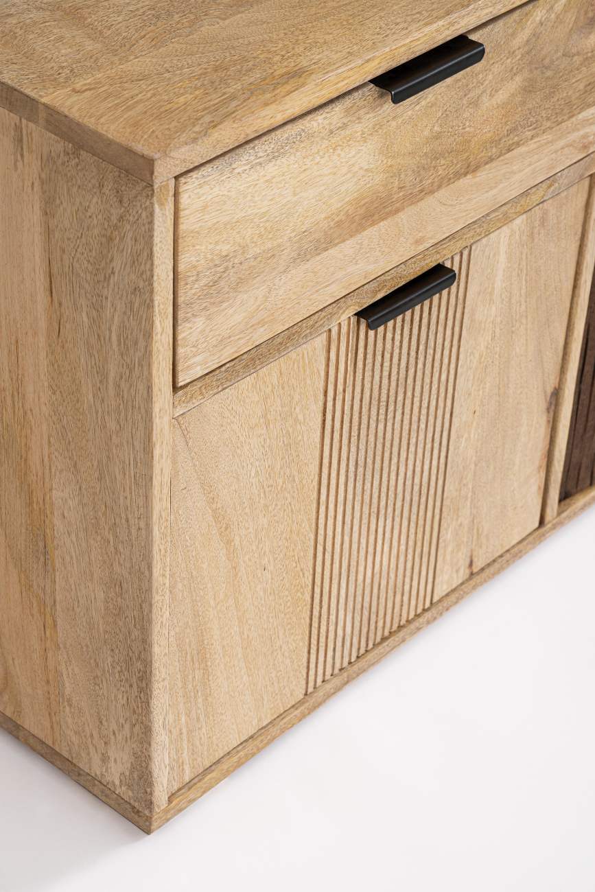 TV-Board Nashik aus Mangoholz, 145 cm