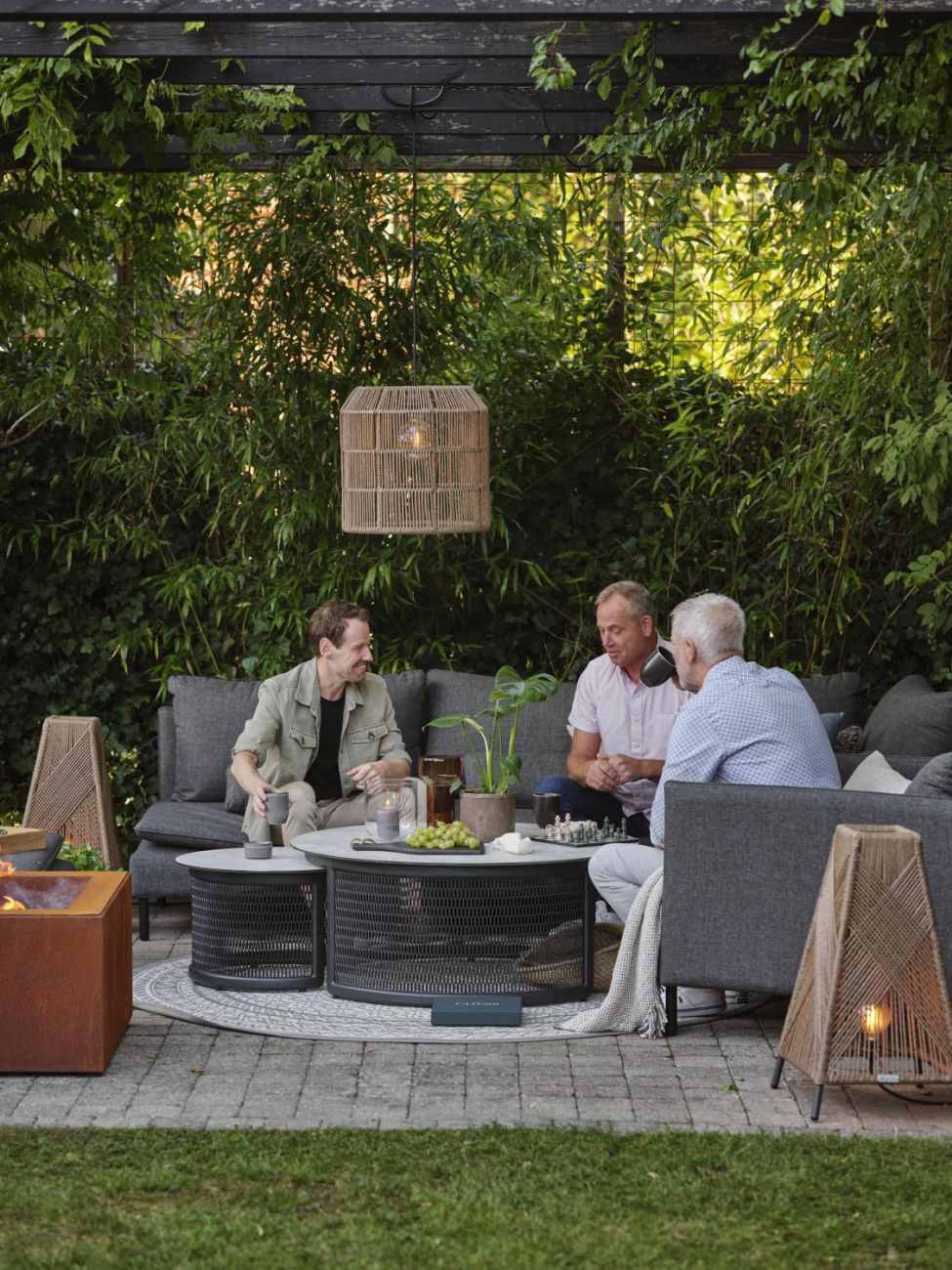 Gartencouchtisch Virgo aus Metall, Ø 105 cm