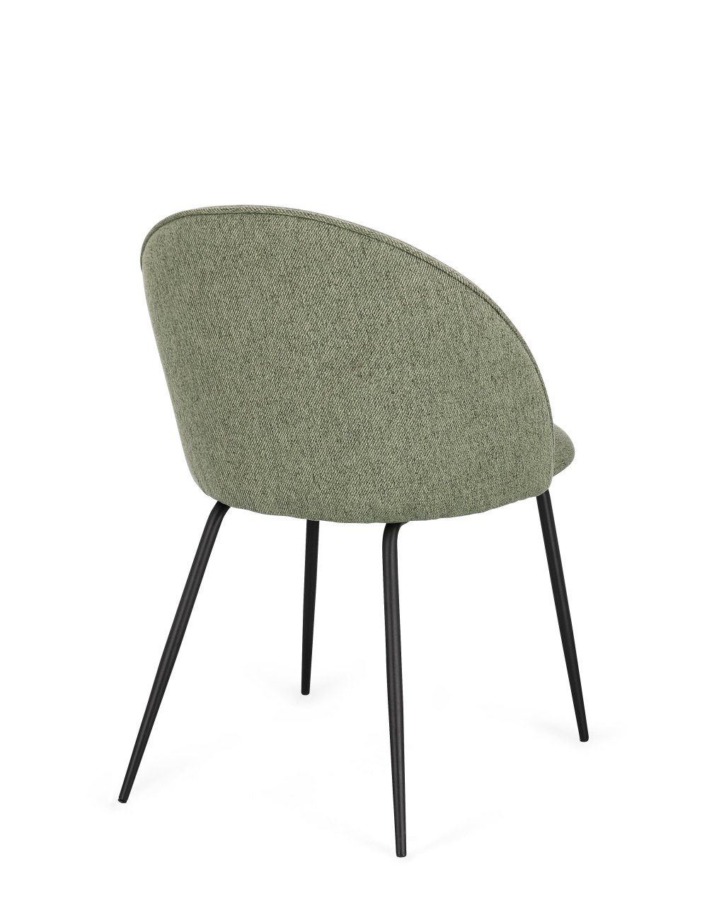 Esszimmerstuhl New Tanya 4er-Set aus Stoff, Salbeigrün