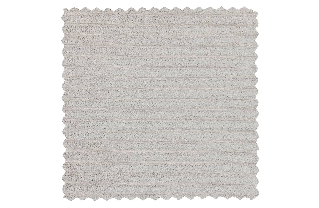 3,5 Sitzer Bean mit Cordbezug, Hellgrau