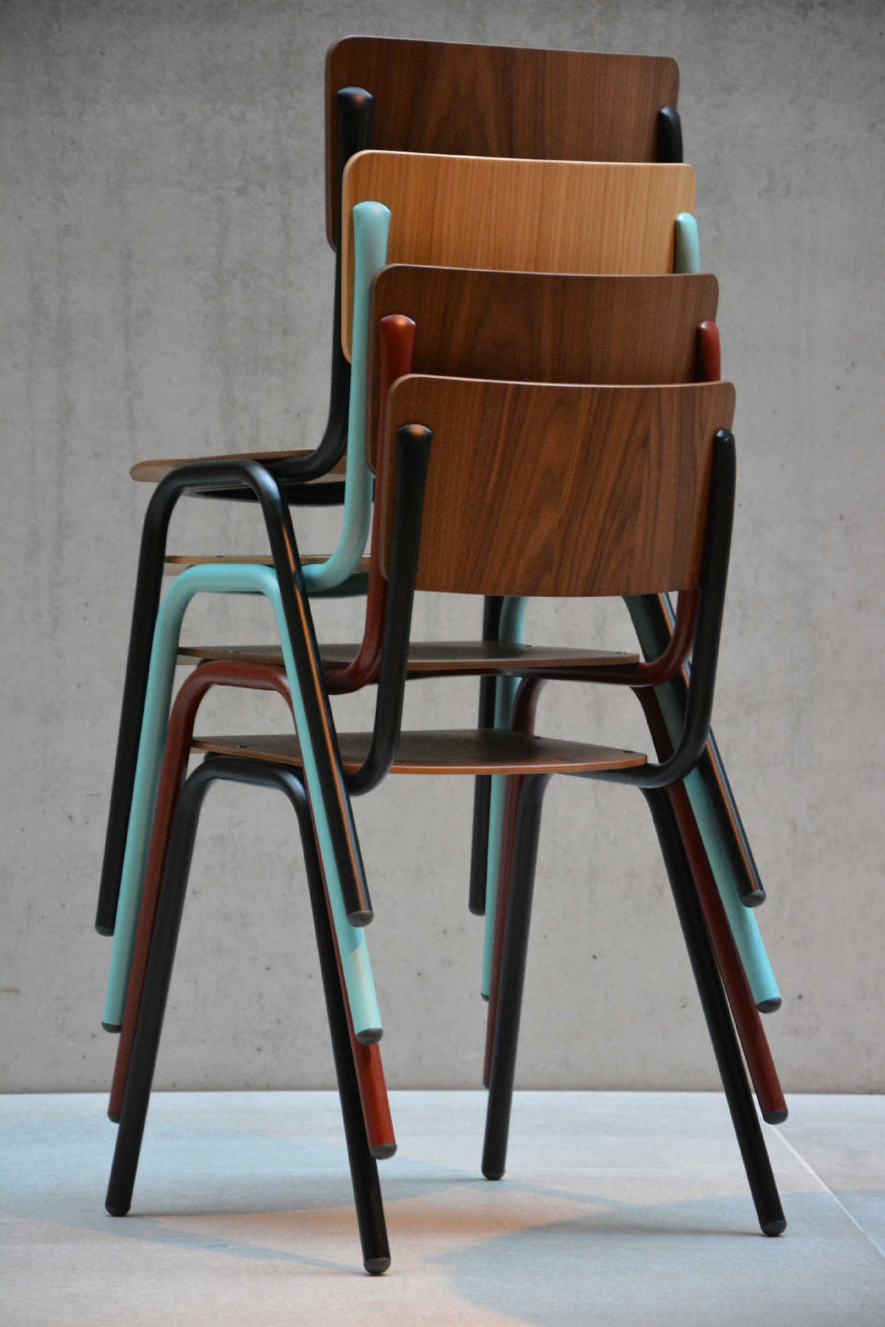 unvergesslich Stuhl Zero, stapelbar, F710033648 | Eiche Eiche Salbei Salbei / | 