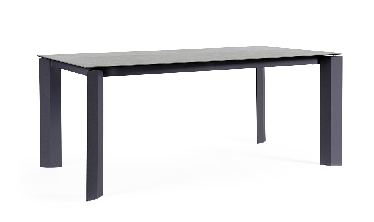 Gartenesstisch Otavio aus Aluminium 180x95 cm, Anthrazit Gartenesstisch Otavio aus Aluminium 180x95 cm, Anthrazit