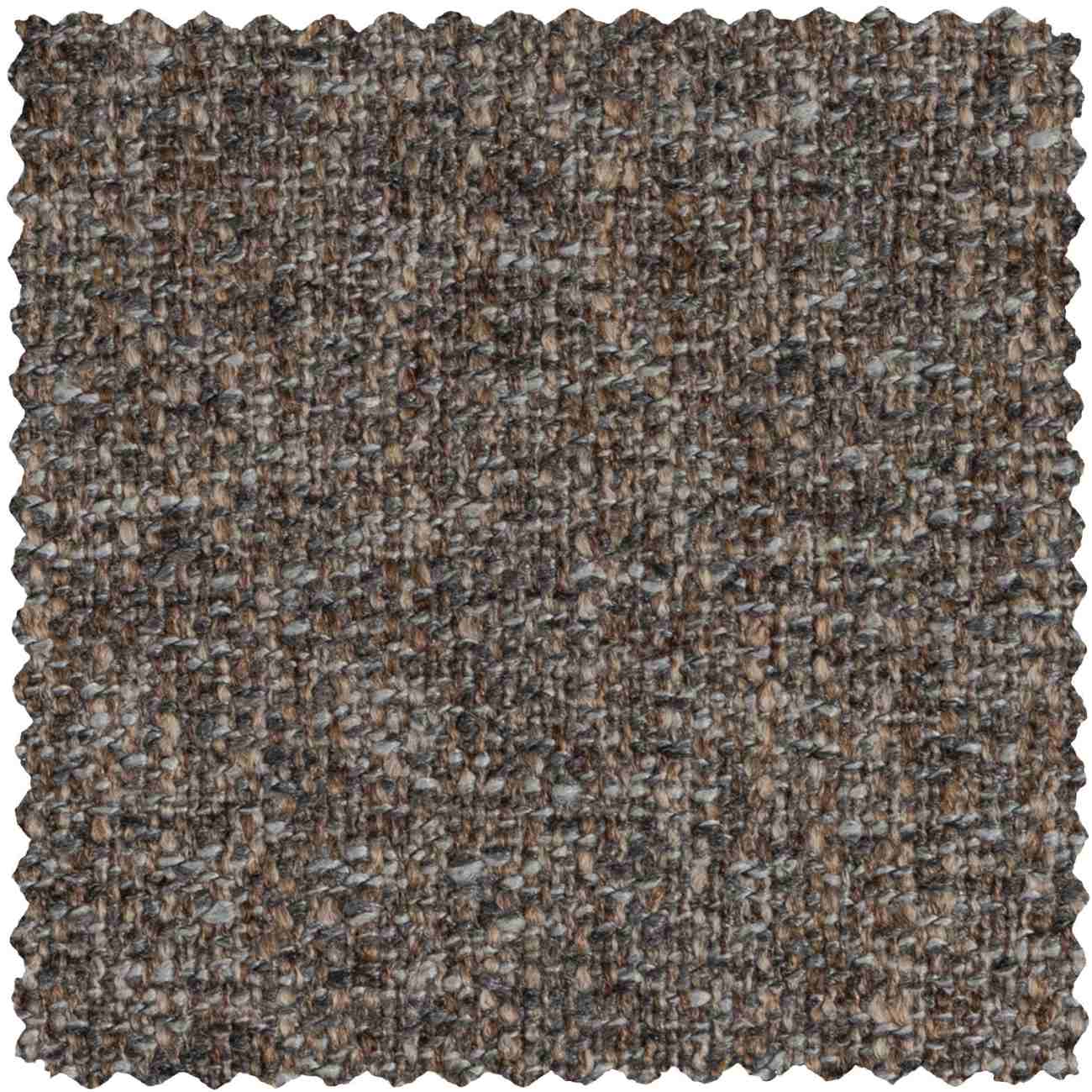 Hocker Baggy aus Melange-Stoff, Grau