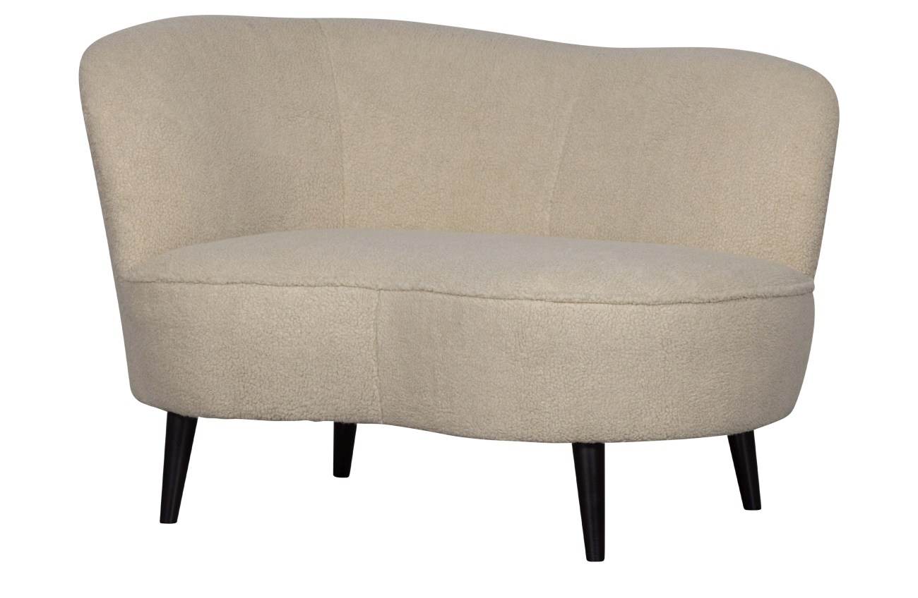 Loungesessel Sara aus Teddy-Stoff, Links Loungesessel Sara aus Teddy-Stoff, Links