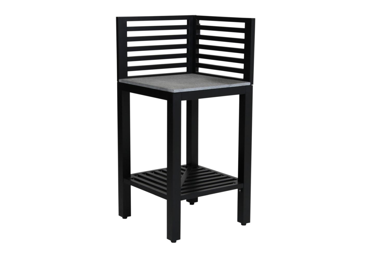 Gartenküche Bellac Eck-Element, Schwarz Gartenküche Bellac Eck-Element, Schwarz