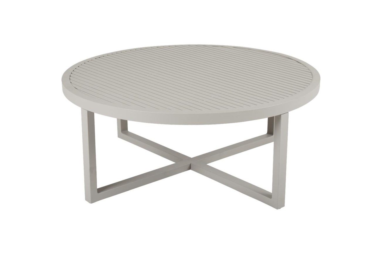 Gartencouchtisch Vevi Ø 100 cm, Kaki Gartencouchtisch Vevi Ø 100 cm, Beige