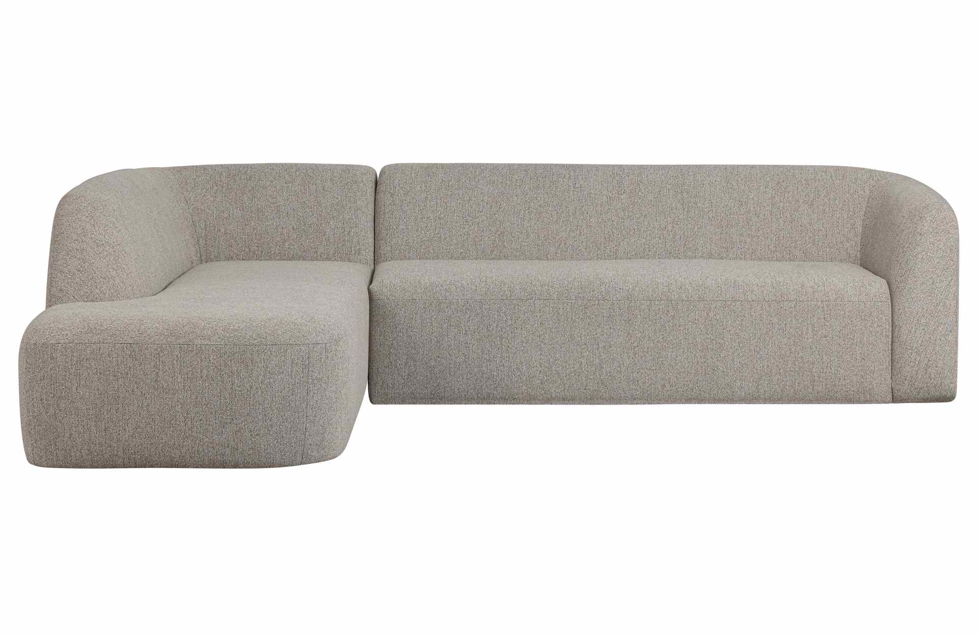 Das Ecksofa Sloping wurde aus bequemen Stoff gefertigt, welcher einen Hellgrauen Farbton besitzt. Das Sofa ist ein echter Hingucker für dein Zuhause, denn es hat ein modernes Design, welches zu jeder Inneneinrichtung passt.