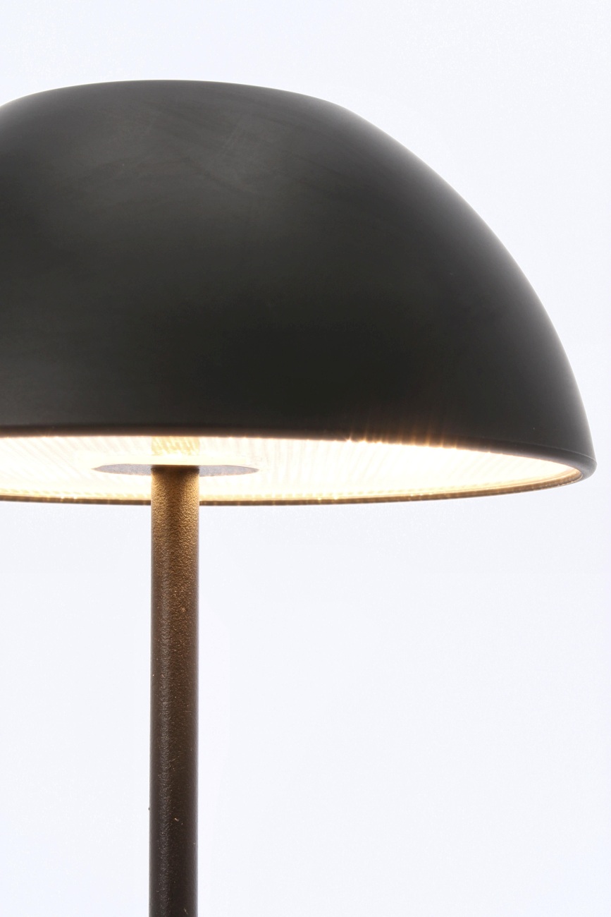 Gartentischleuchte Beren mit LED, Schwarz