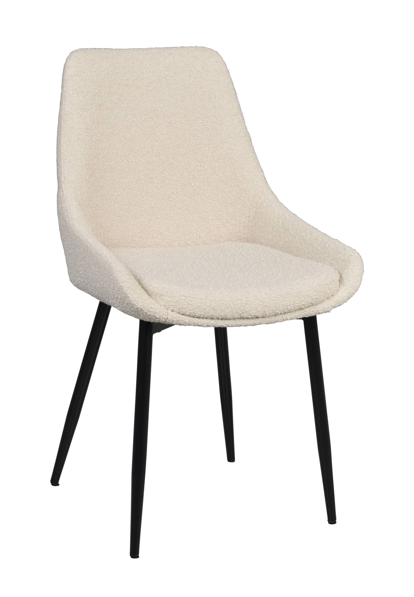 Stuhl Sierra 2er Set Boucle Beige