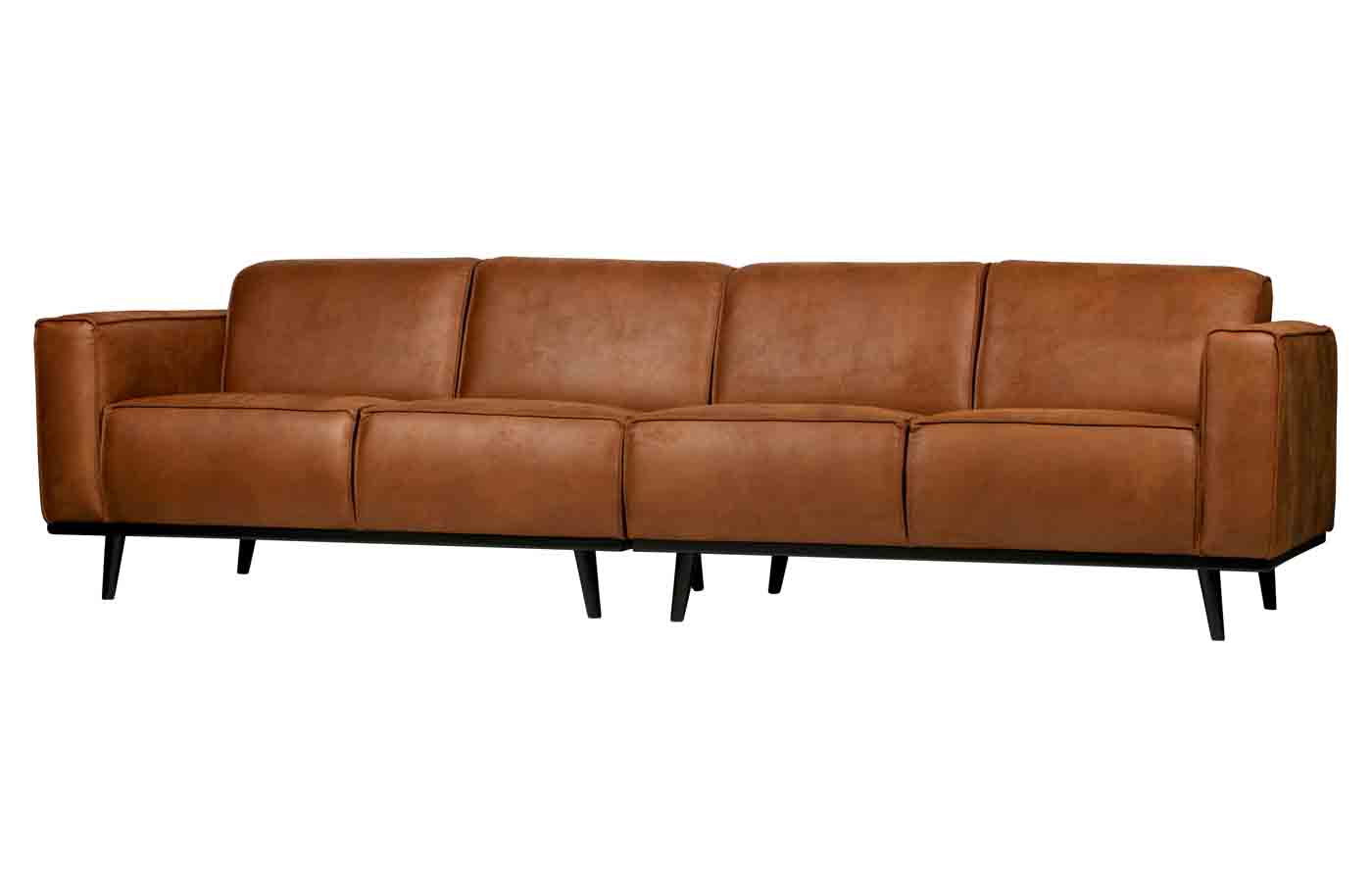 Bigsofa Statement aus hochwertigem recyceltem Leder und Federkernpolsterung für einen hohen Sitzkomfort