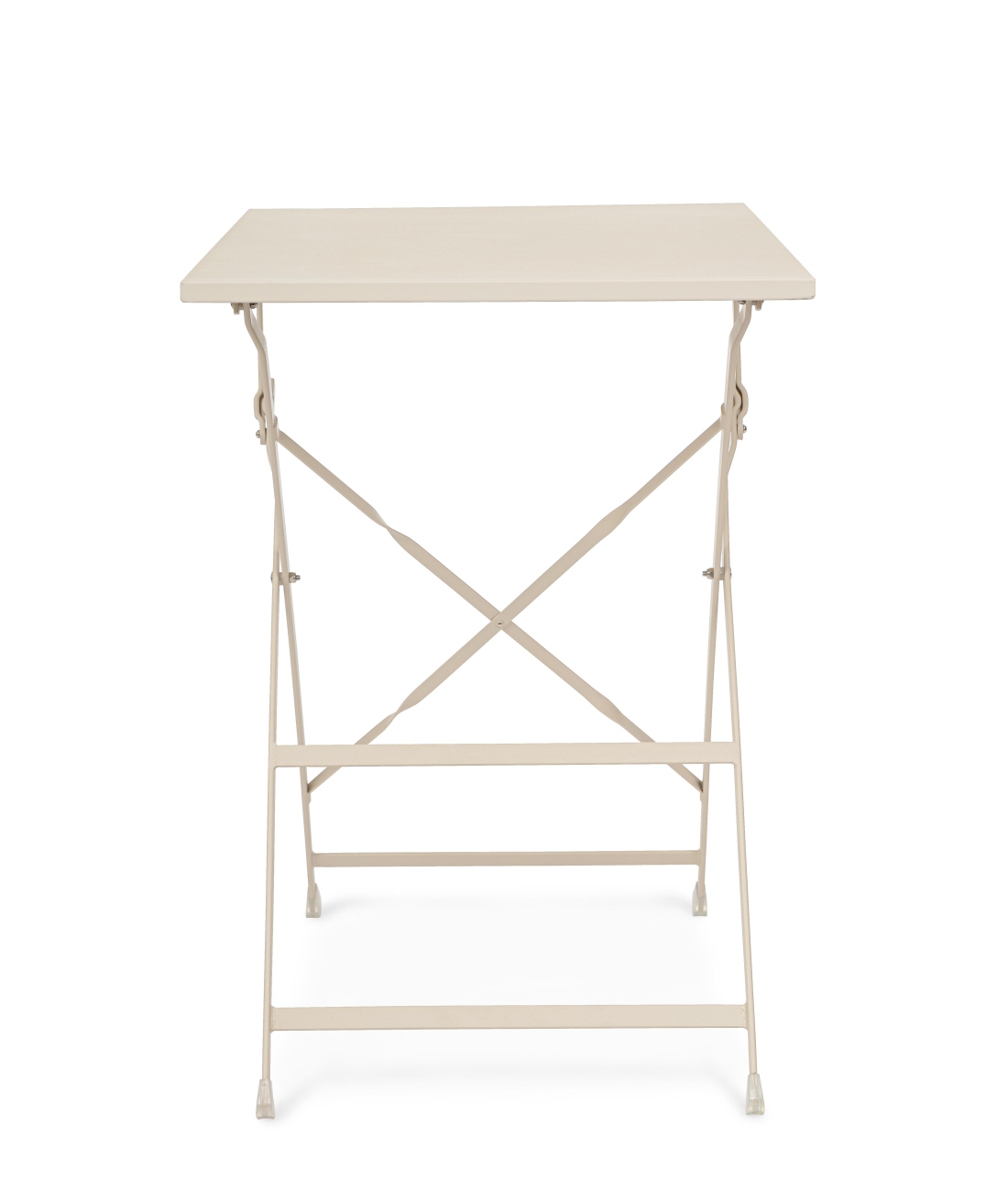 Gartentisch Yasmin aus Metall 50x70 cm, Champagner