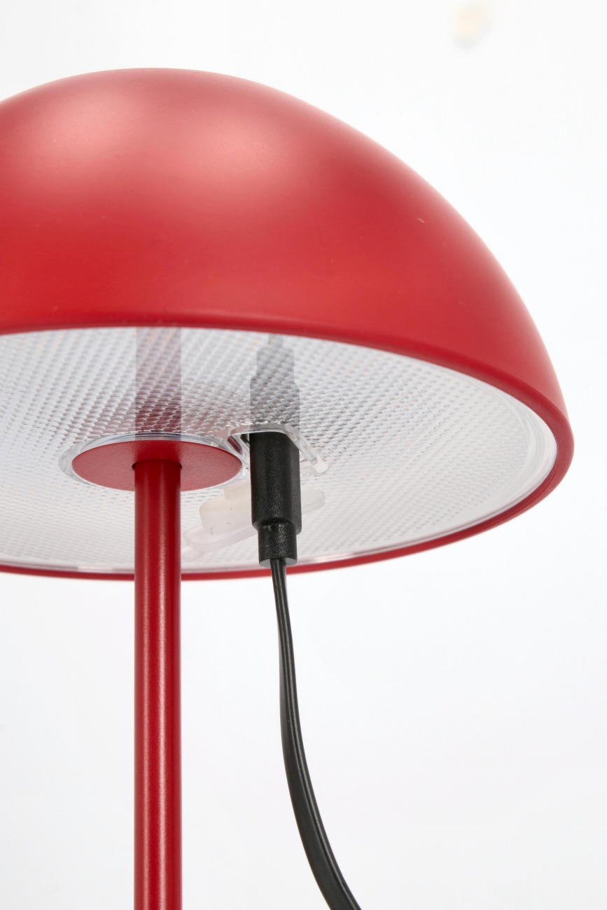 Gartentischleuchte Beren mit LED, Rot