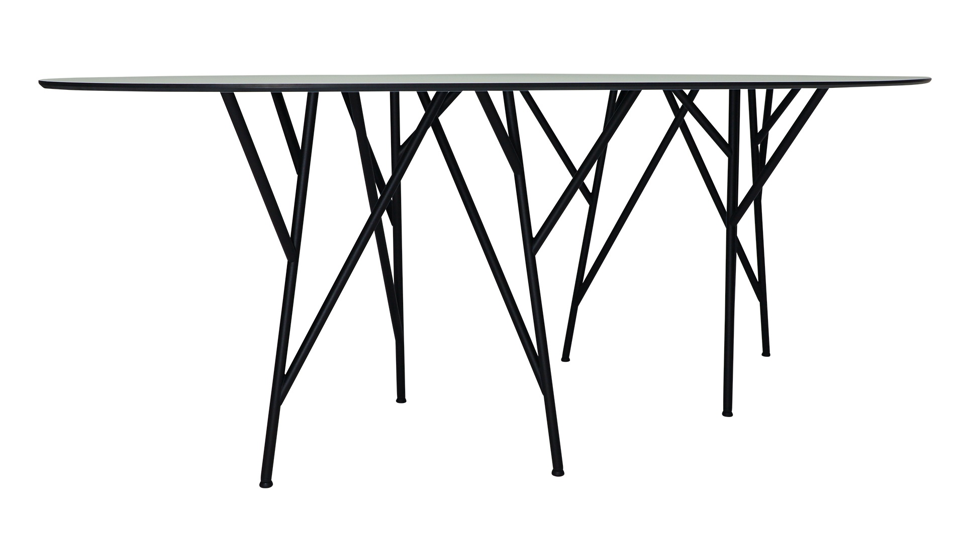 Esstisch Astwerk HPL, 215 cm, Schwarz Esstisch Astwerk HPL, 215 cm, Schwarz