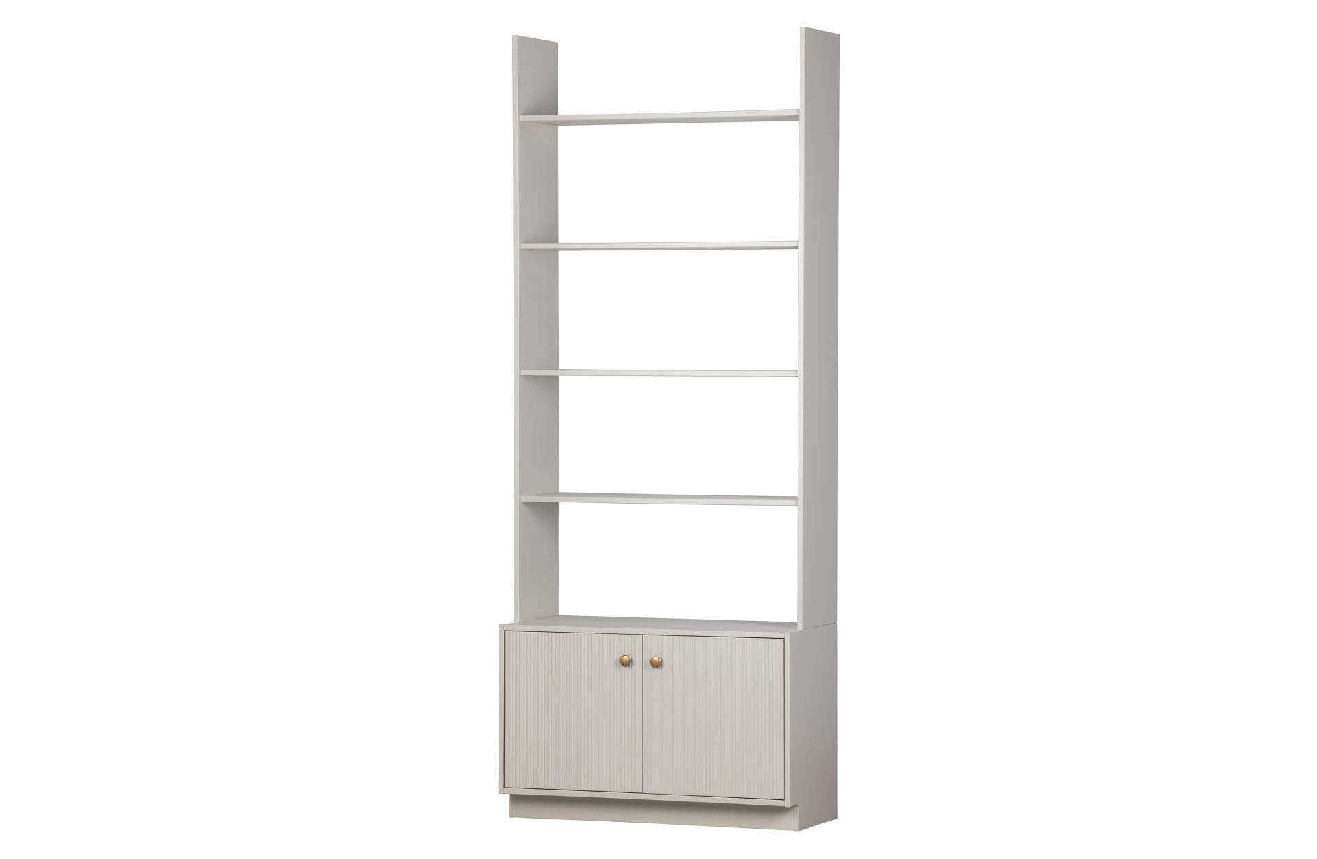 Bücherschrank Madu aus Kiefernholz Bücherregal Madu mit Türen aus Kiefernholz