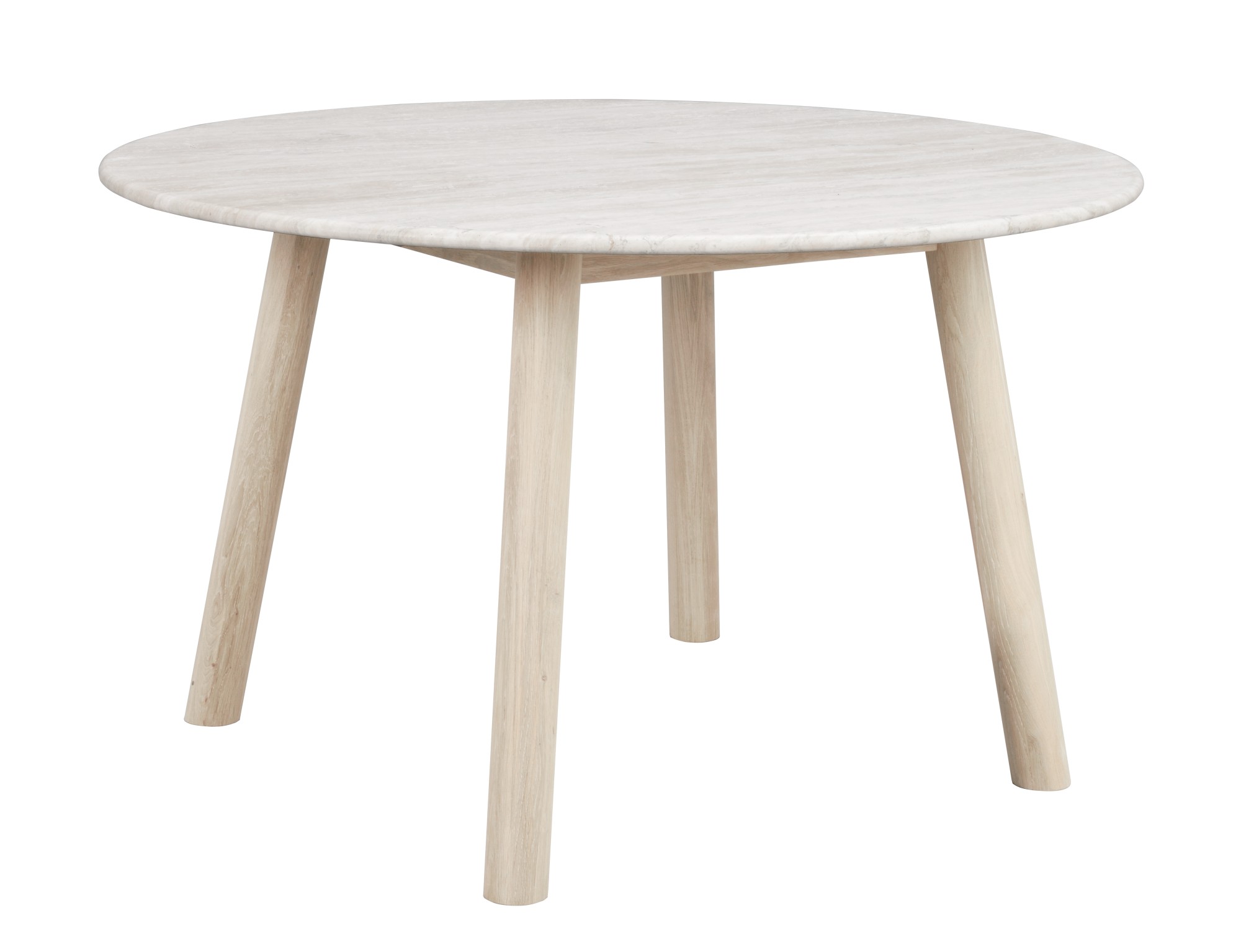 Machen Sie Ihr Zuhause komplett mit Esstisch Taransay Rund 125cm, Travertin Sand, Eiche Hell. Esstisch Taransay Rund 125cm, Travertin Sand, Eiche Hell