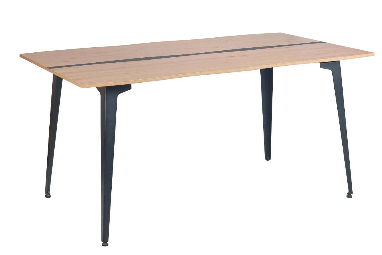 Esstisch Melys mit Stahldekor, 160 cm