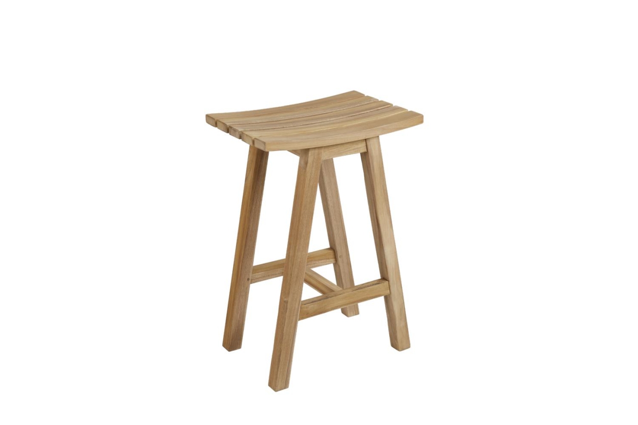 Barhocker Keros aus Teakholz Barhocker Keros aus Teakholz