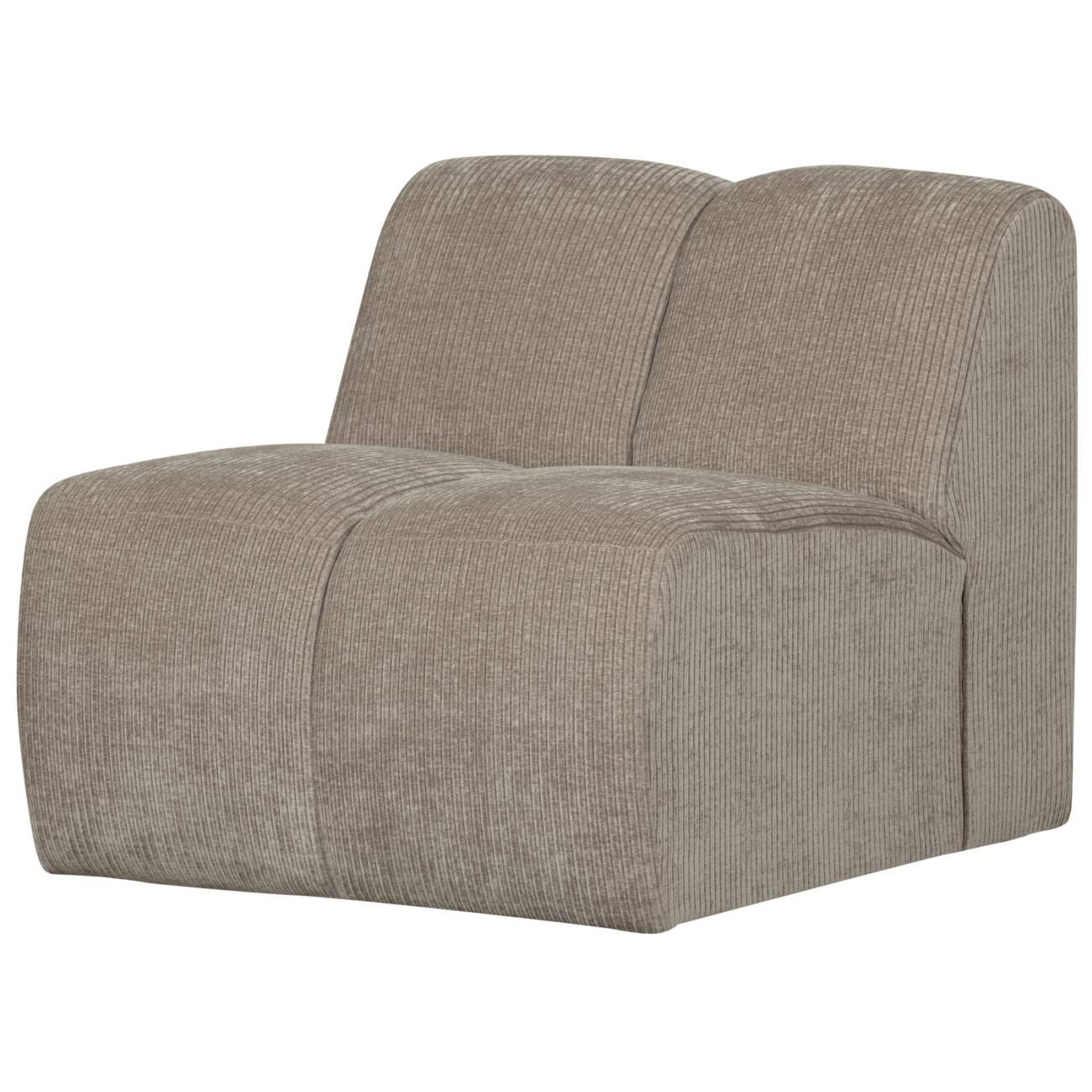 Modulsofa Mojo Flachcord Einzel-Element, Sand Modulsofa Mojo Flachcord Einzel-Element, Sand