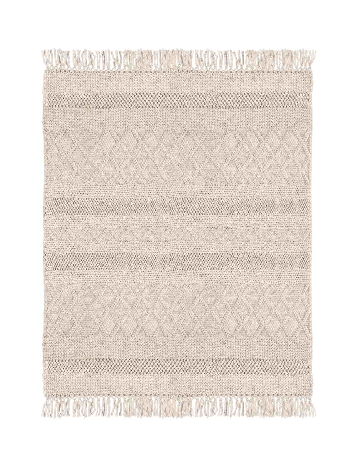 Teppich Hiruni aus Wolle Beige, 140x200 cm Teppich Hiruni aus Wolle Beige, 140x200 cm