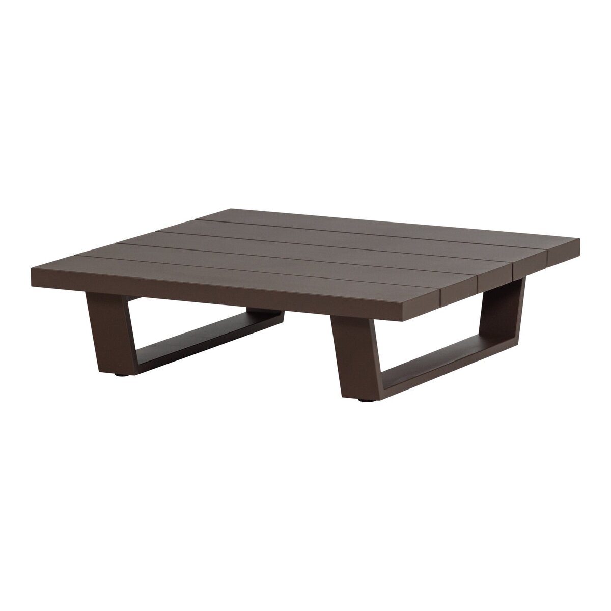 Gartencouchtisch Bear - Aluminium Braun