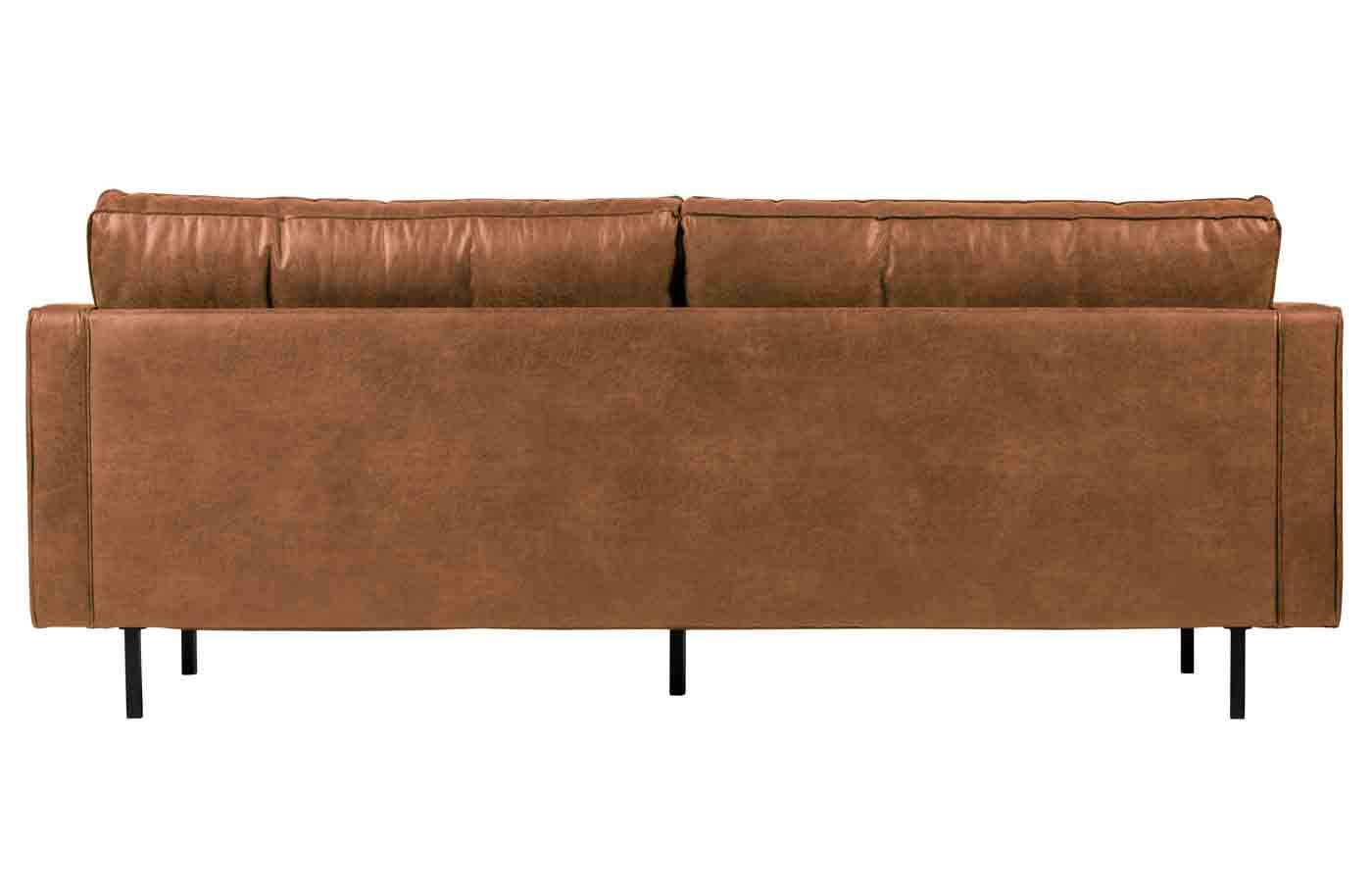 Sofa Rodeo Classic mit recyceltem Leder und hohen Sitzkomfort. Klassisches zeitloses Design Sofa mit gesteppter Polsterung