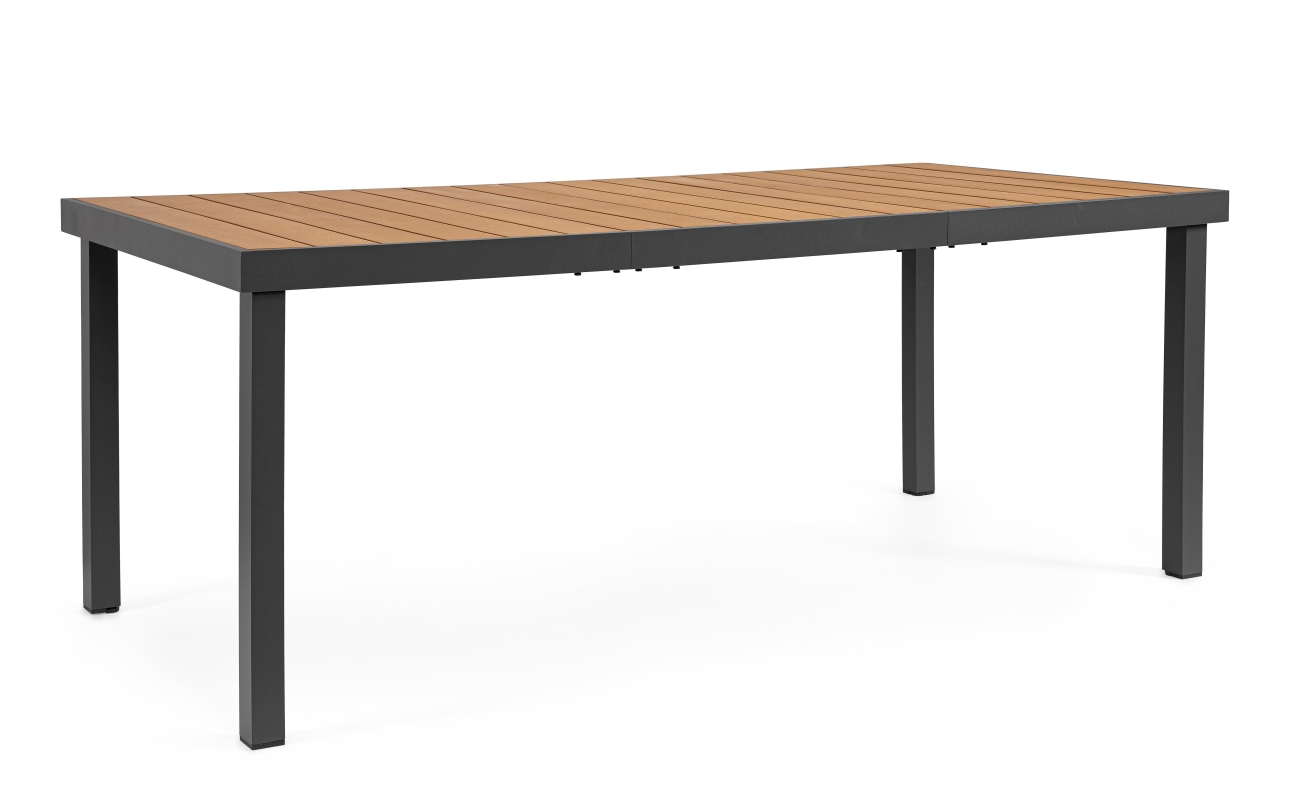 Gartenesstisch Niagara aus Aluminium, 190x90 cm