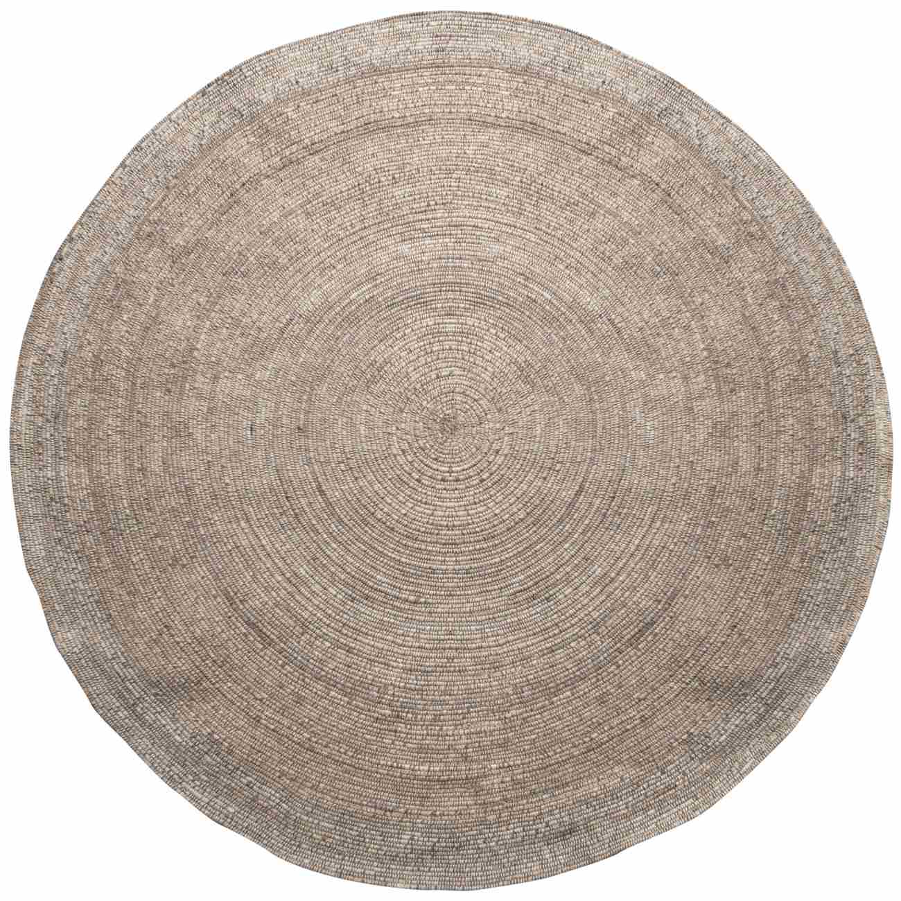 Teppich Utopia aus Wolle Ø 200 cm, Natur Teppich Utopia aus Wolle Ø 200 cm, Natur