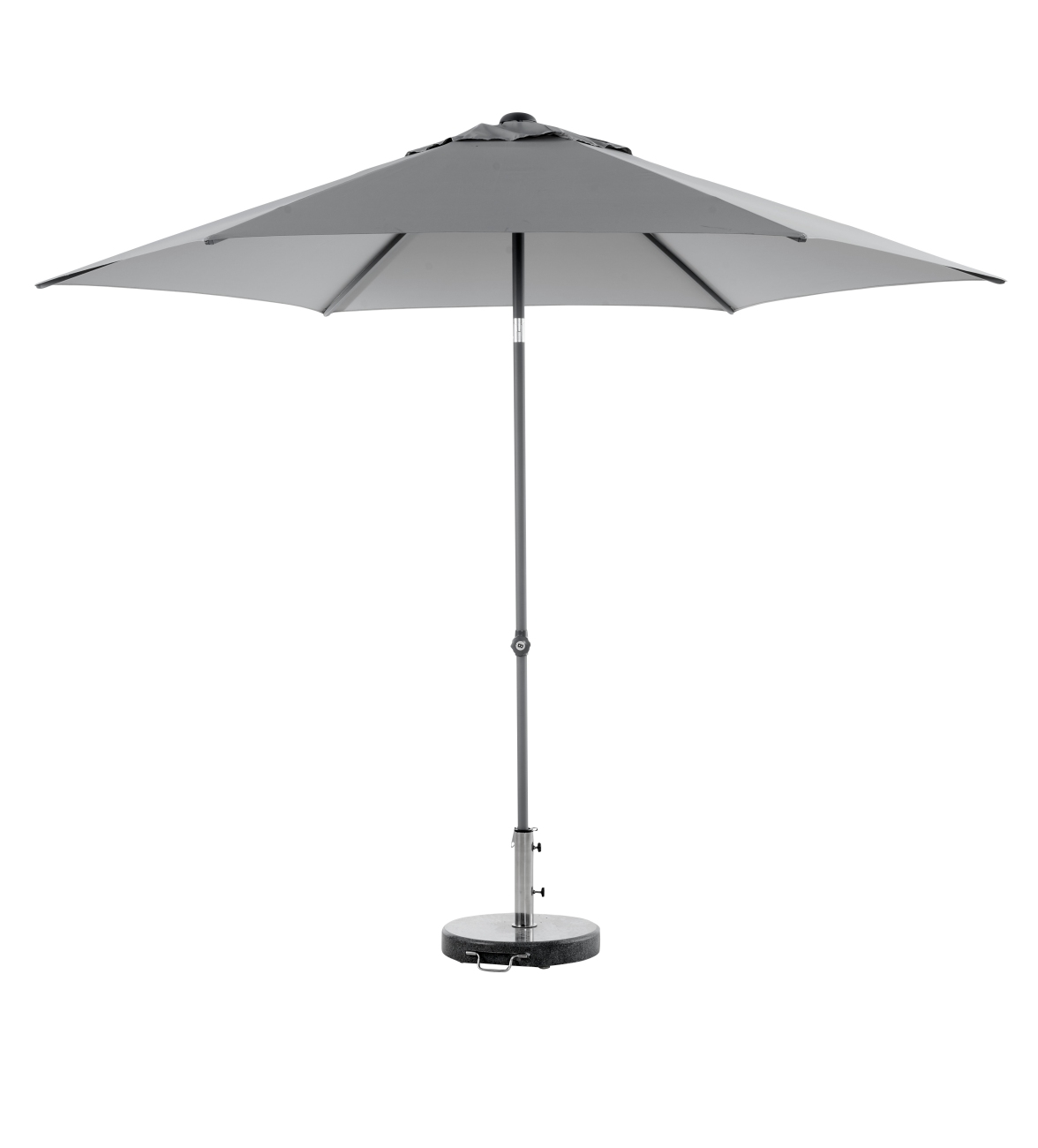 Sonnenschirm Poppi Ø300 cm, Grau Sonnenschirm Poppi Ø300 cm, Grau