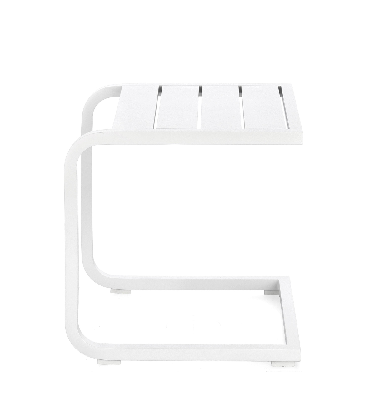 Gartenbeistelltisch Taylor 40x40 cm, Weiß