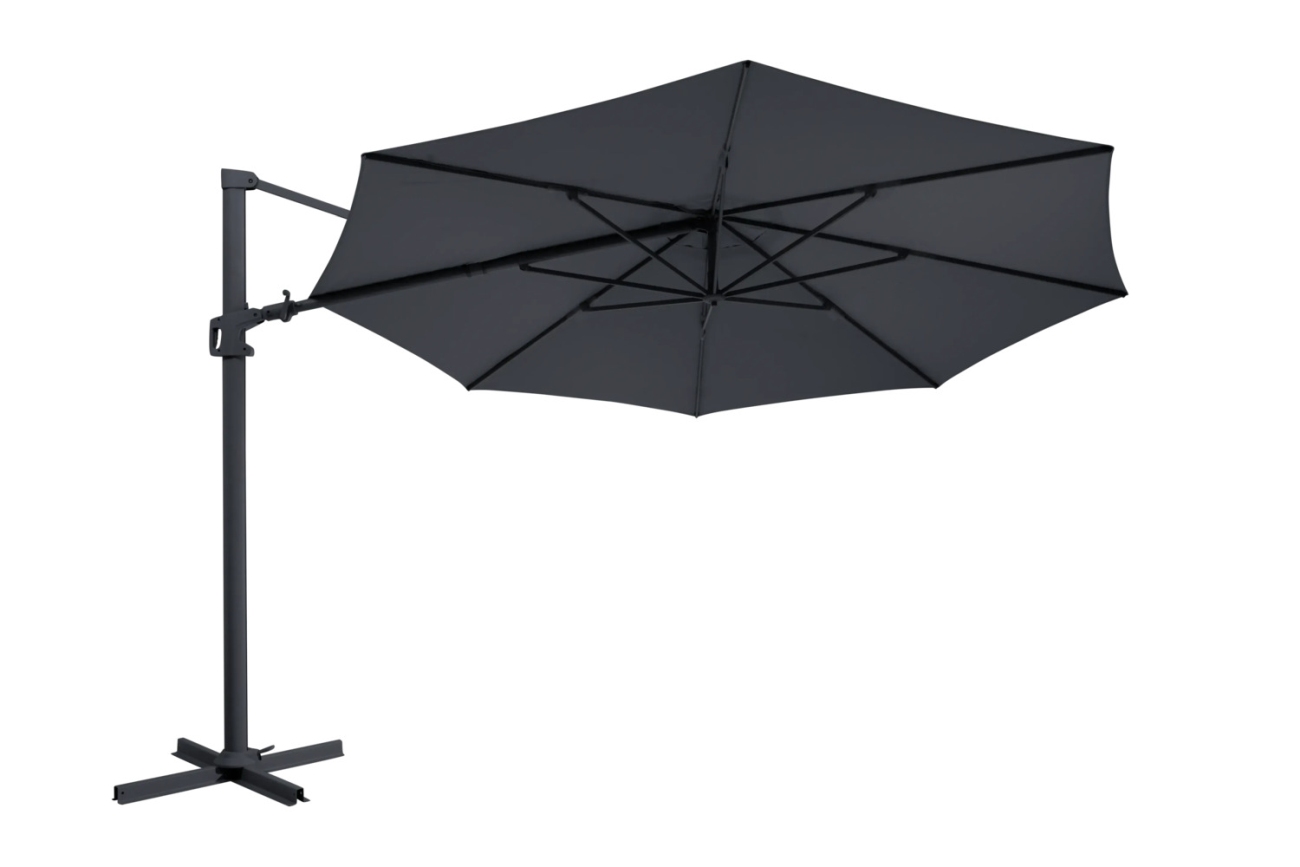 Sonnenschirm Vinovo Ø 350 cm, Anthrazit