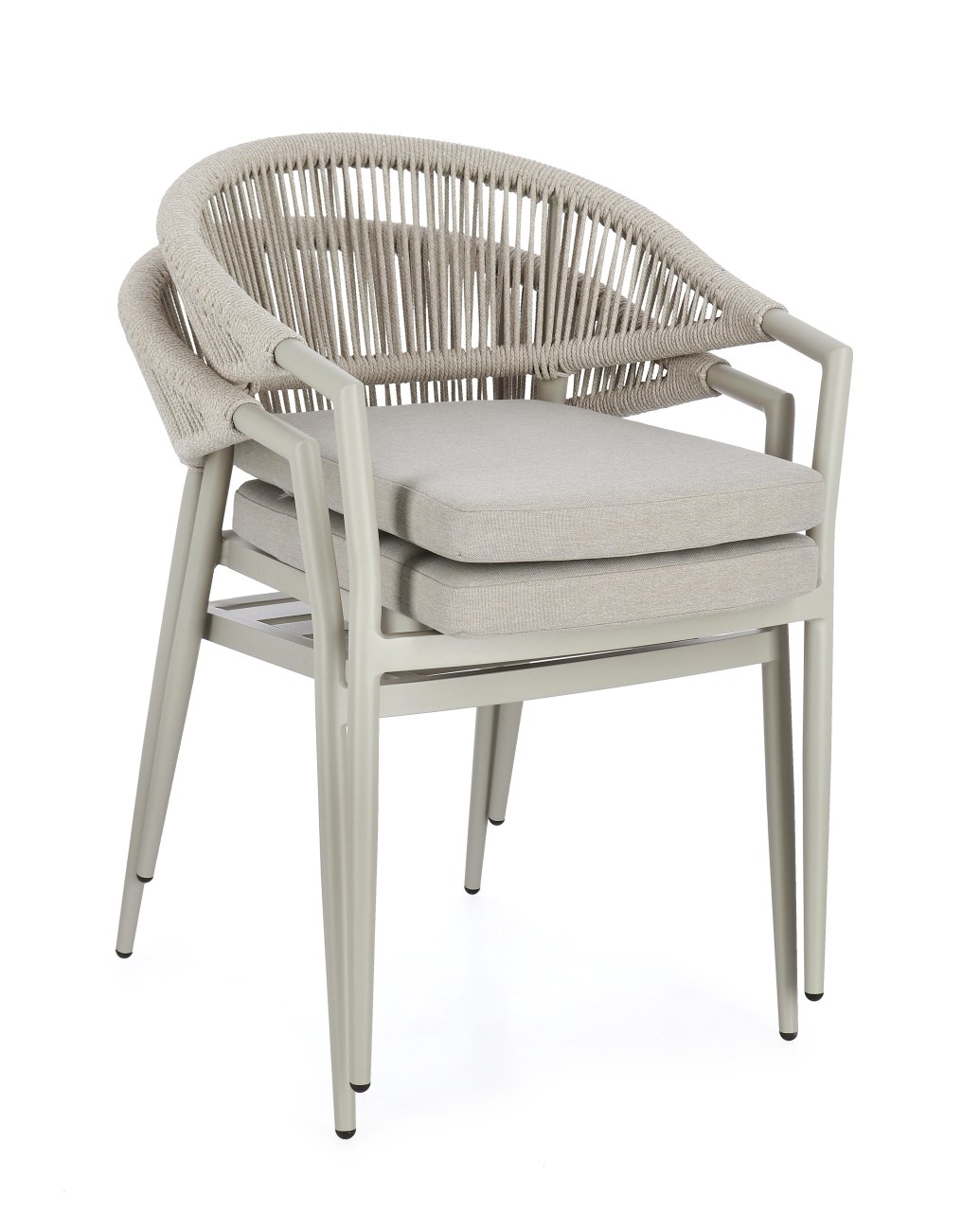 Gartenstuhl Millor aus Aluminium, Saturn / Saturn