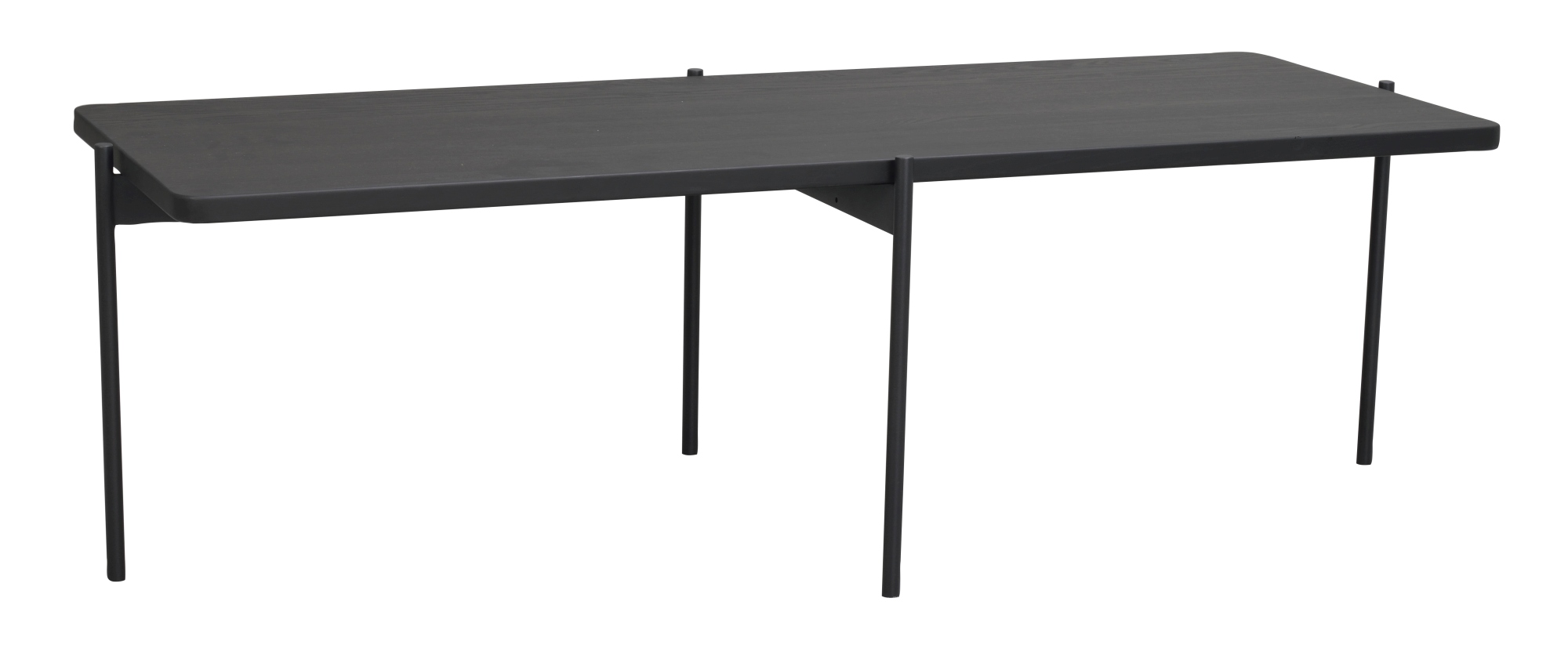 Komfortabel & schön – Couchtisch Shelton, Eiche Schwarz, 145x60cm. Couchtisch Shelton, Eiche Schwarz, 145x60cm