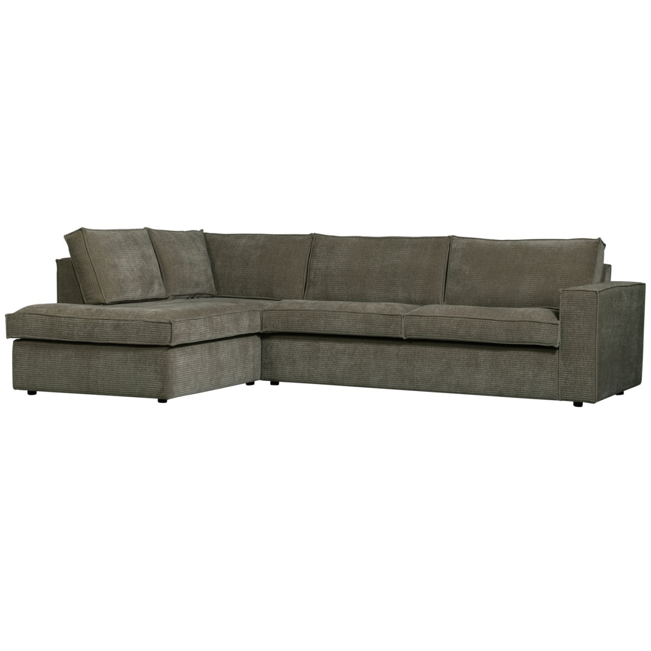 Ecksofa Hajo mit Cordbezug Links, Forest Ecksofa Hajo mit Cordbezug Links, Forest