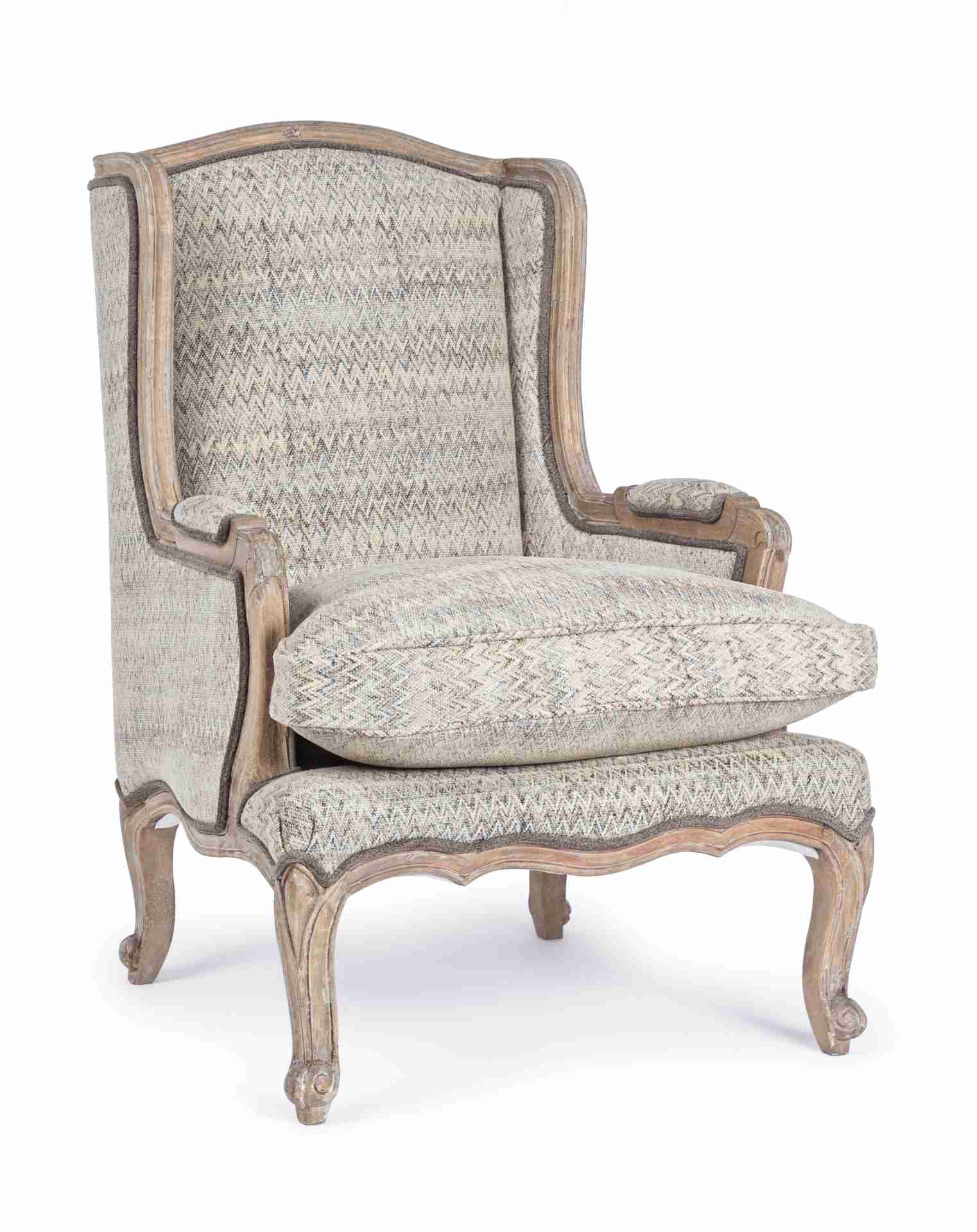 Sessel Elodie mit Baumwollbezug, Beige Sessel Elodie mit Baumwollbezug, Beige
